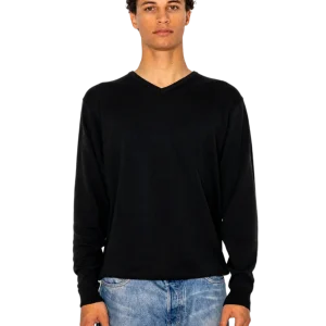 V-neck pullover herre