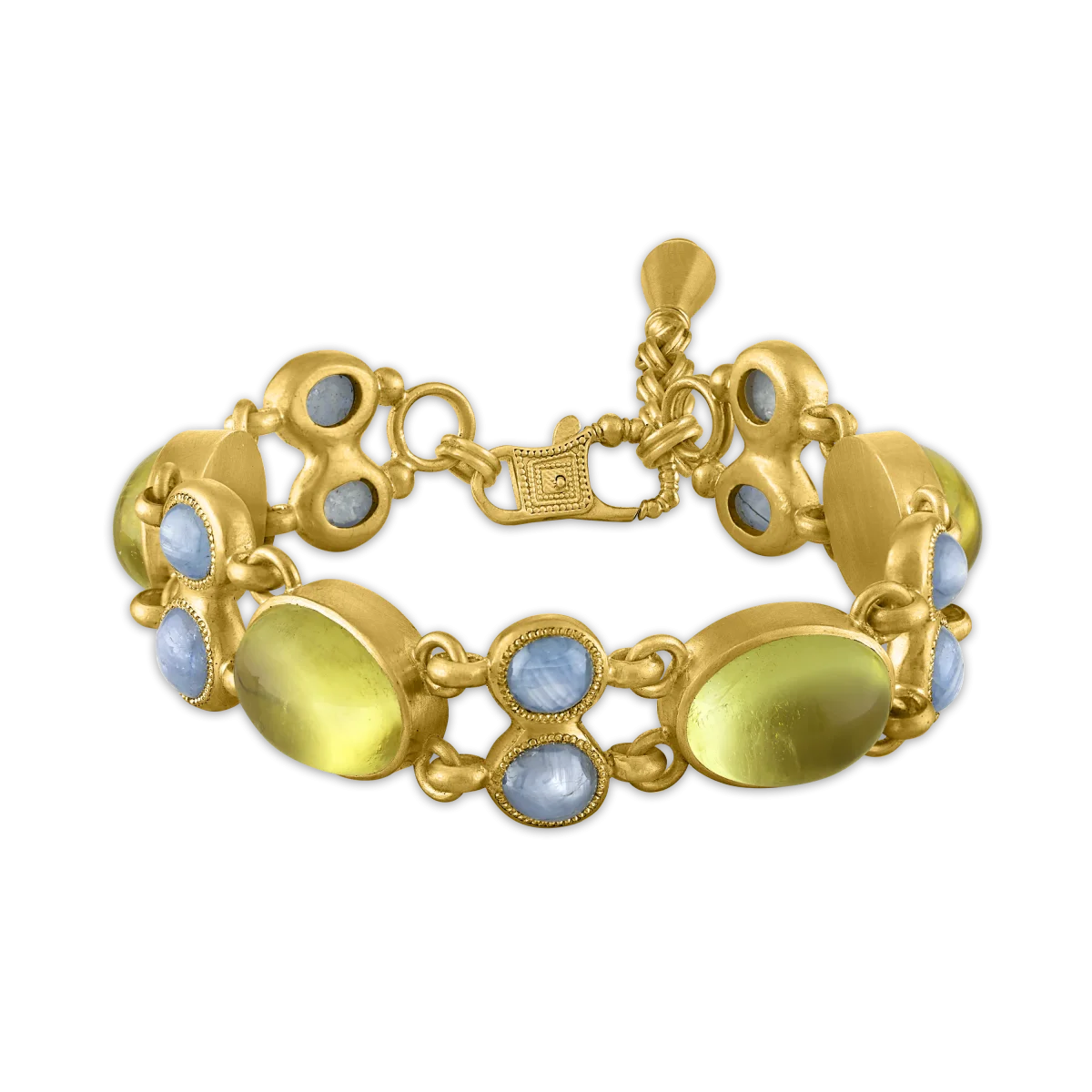 Hemera and Nyx Star Sapphire and Golden Beryl Bracelet - Billede 2
