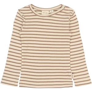 PPSky L_S Tee - Ginger Snap Striped